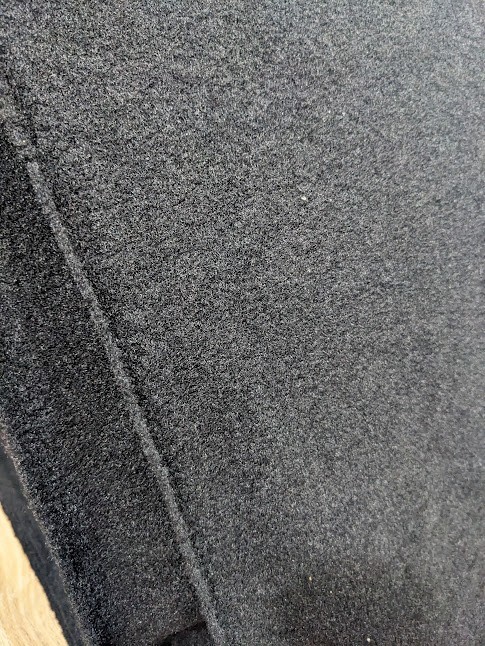 54" WIDE VELCRO BRAND KNIT LOOP 3001 BLACK SEW-ON FABRIC. LOOP ONLY. BY THE YARD