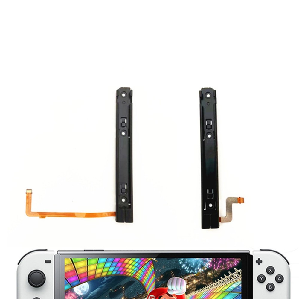 Left Right Slide Rail Bracket Repair for Switch OLED Game Console Accessories