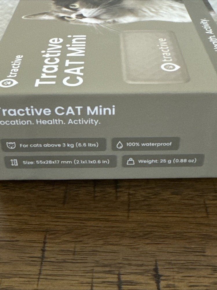 SEALED Tractive CAT mini - GPS tracker