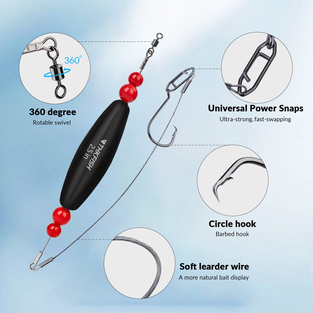 Catfish Float Rigs,Catfish Rattling Line Float for Santee Rig,Catfish Tackle
