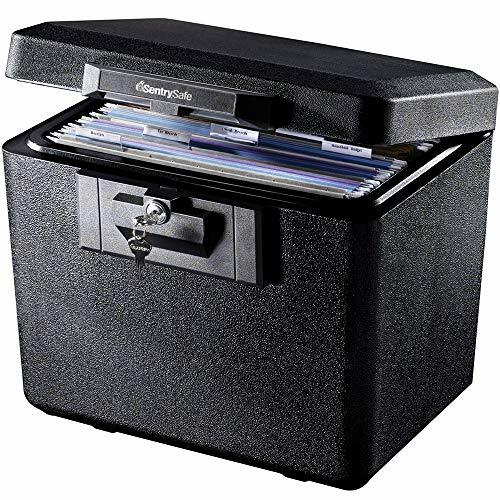 Fire Safe Security Document Storage Box Fireproof Durable Privacy Key Lock NEW