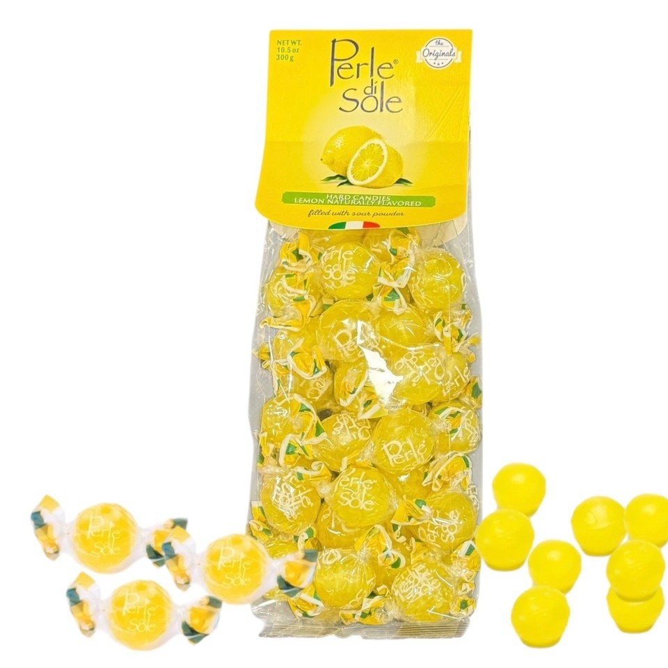 Perle Di Sole Lemon  Hard Candy  10.5 oz