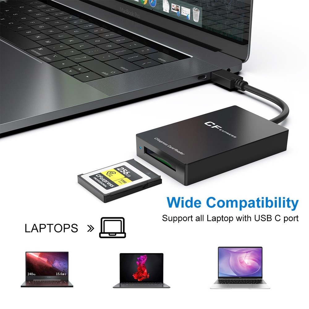 CFexpress Type B Card Reader USB3.1 Gen 2 Type C Card Reader CFexpress Memory