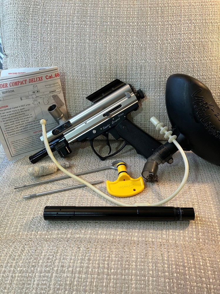 Spyder Compact Deluxe Paintball cal.68 JAVA w/Hopper, Cleaning Kit Not Working