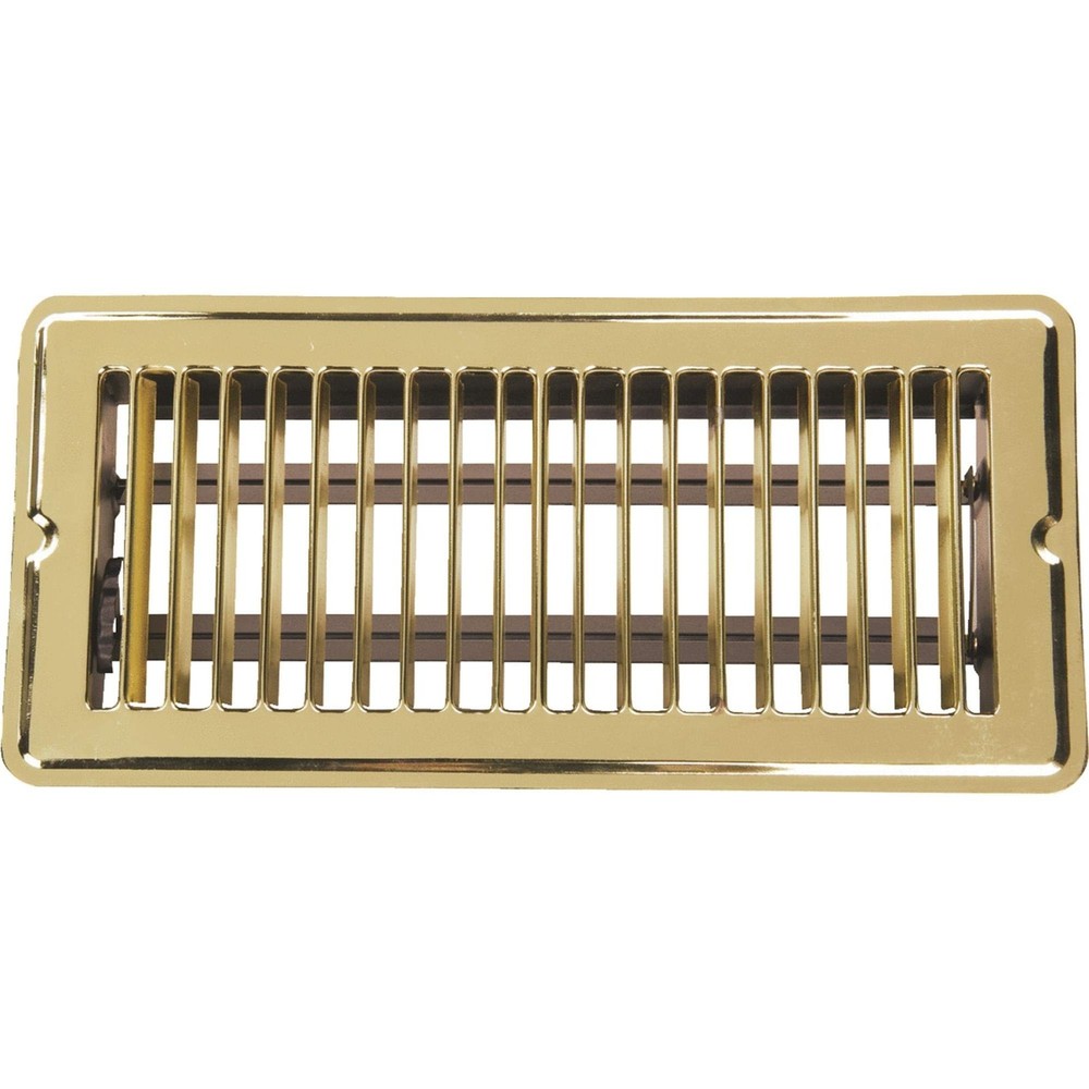 Stamped Brass Floor Register