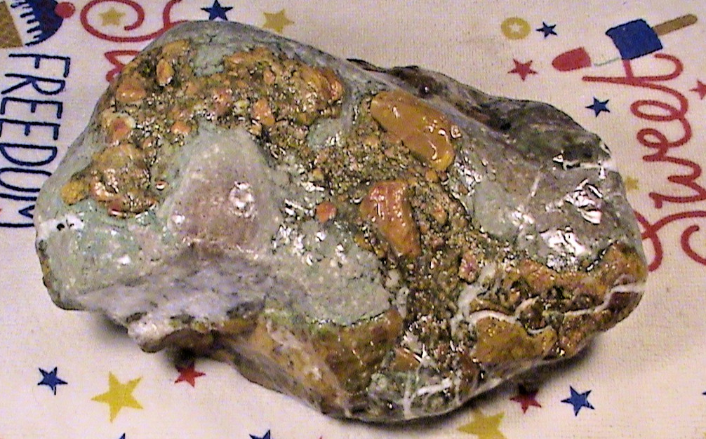 Dendritic Chalcedony Ocean Jasper Agate, Rough Lapidary Rock, 6 LBS, 15 OZ, R261