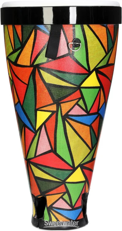 Latin Percussion World Beat Stackable Ashiko - 10 inches, Small, Multicolor