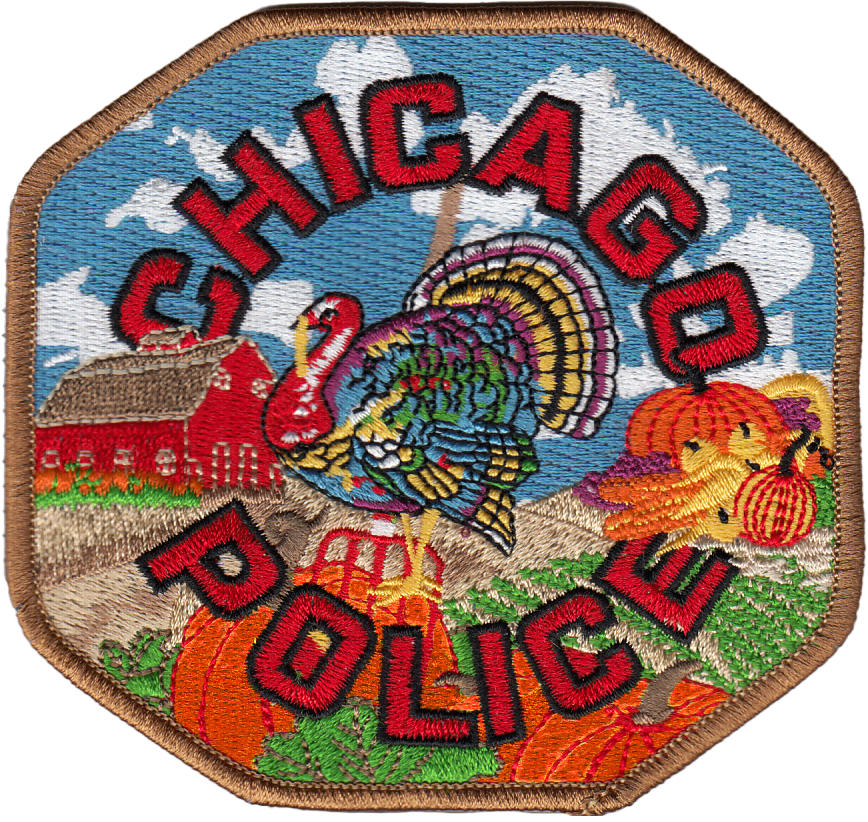 CHICAGO POLICE SHOULDER PATCH: Thanksgiving