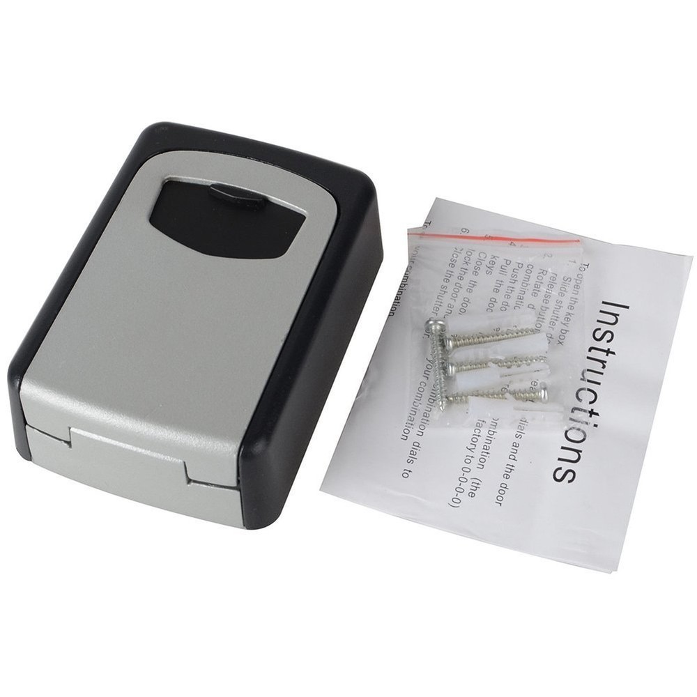 JUN-L Outdoor Indoor Wall Mounted Combination Code Key Storage Security Safe Box