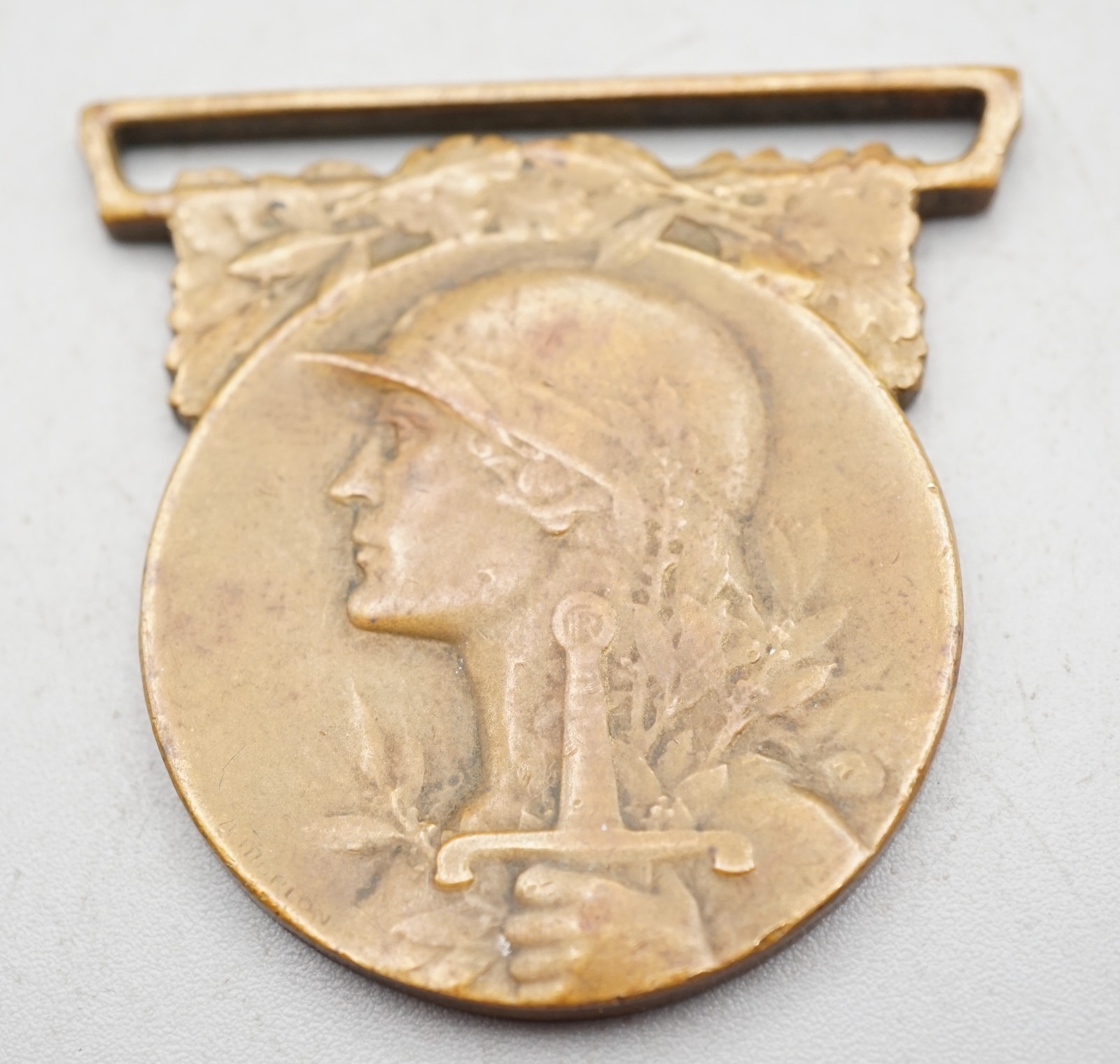 WWI 1914-1918 French Commemorative Medal Of The Great War by Morlon