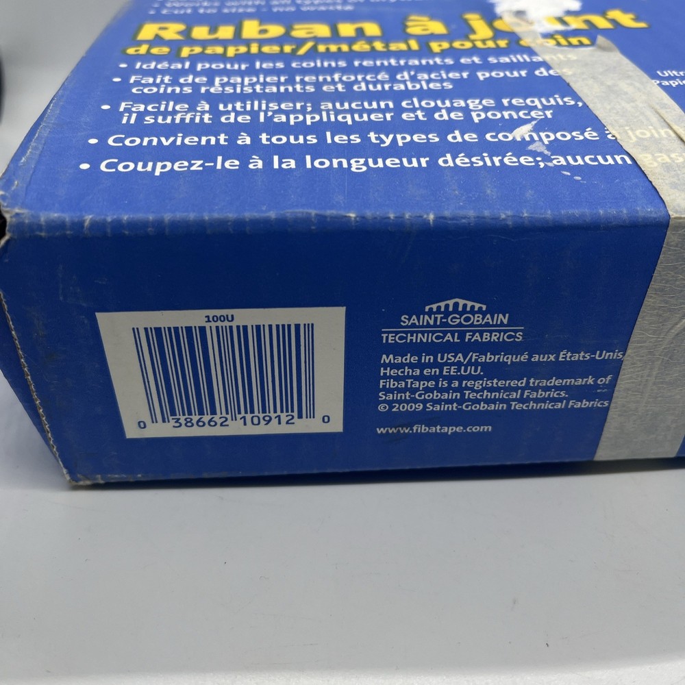 Drywall Corner Tape 2”x100’ Open Box