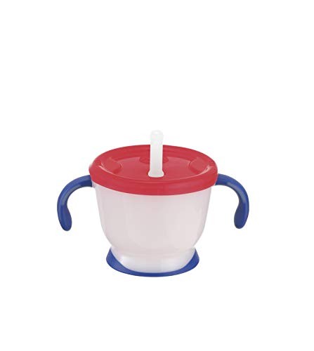 Richell Aclear Cup Mug with Straw Type R Navy Blue 150ml