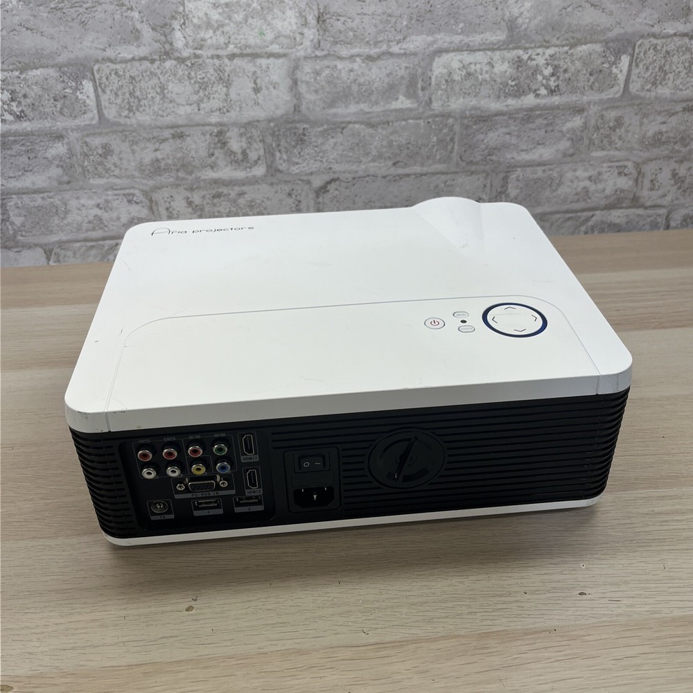 Aria Projector | Model: AP-1000 | Lightweight | White | HD HDMI PC-RGB Component