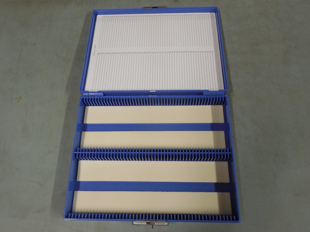 MICROSCOPE SLIDES STORAGE CONTAINER