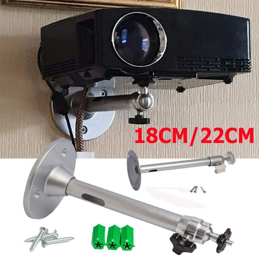Universal 18cm/22cm LCD DLP Mini Projector Ceiling Wall Mount Bracket Aluminium