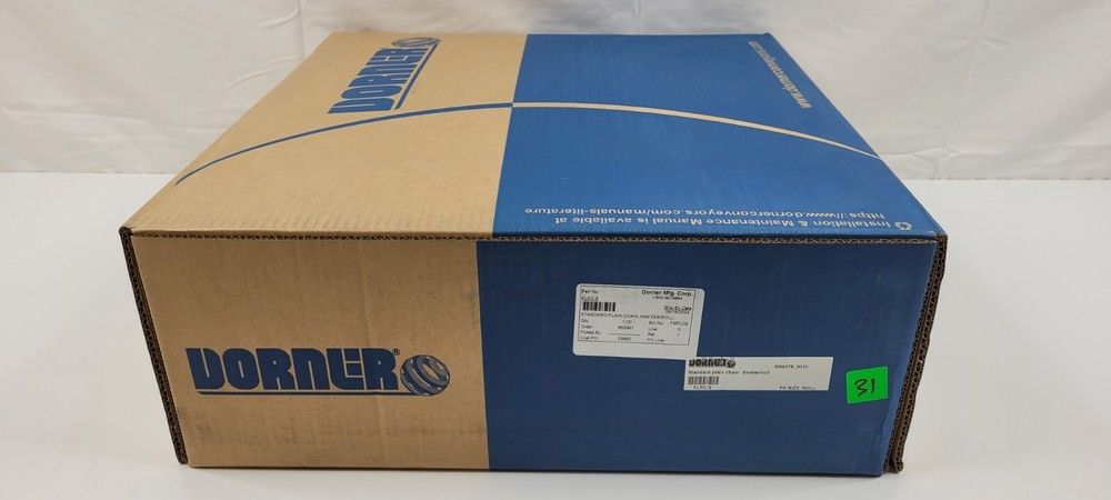 Dorner FLPC-5 5 Meter Standard Plain Chain