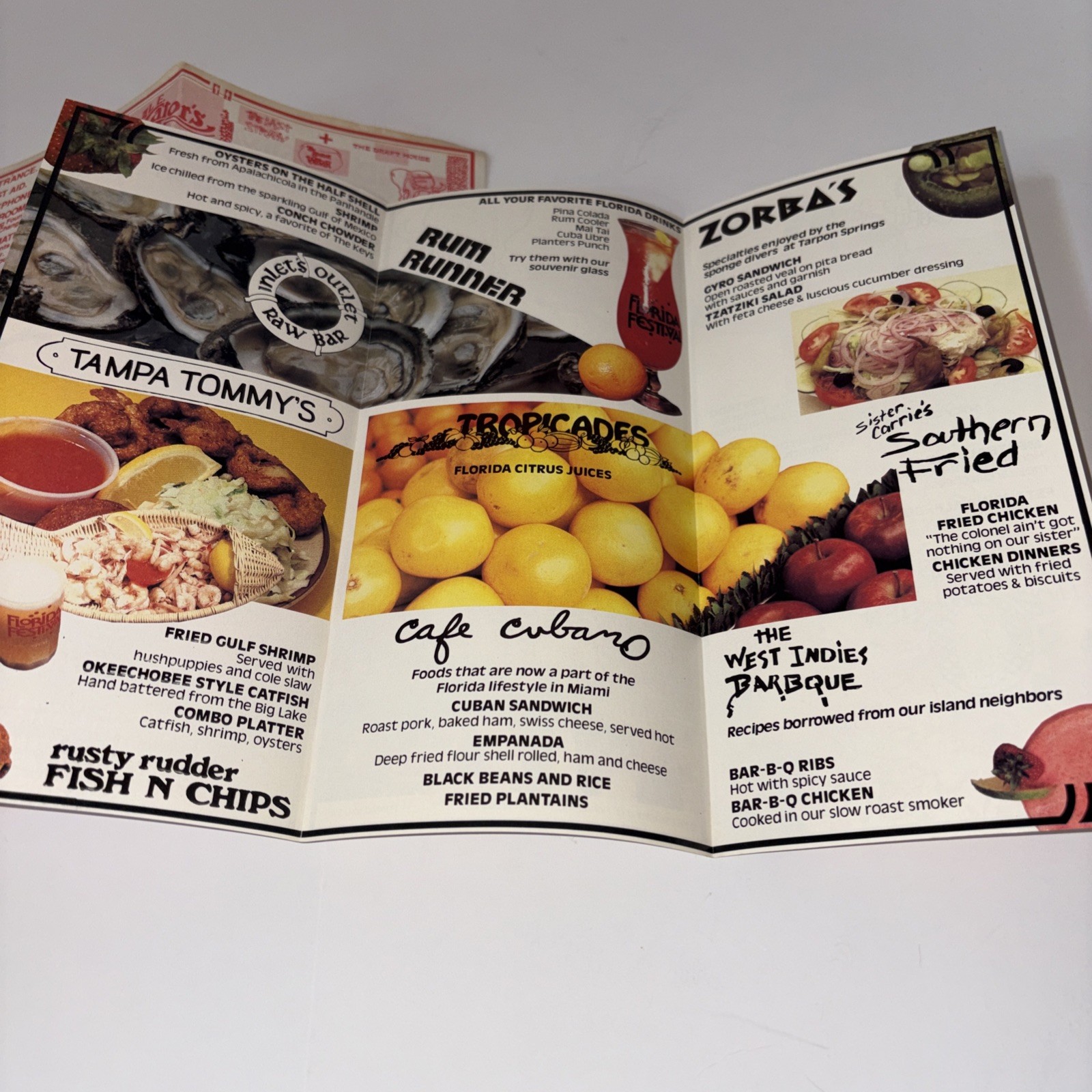 1980 Sea World Florida Festival Free Admission Souvenir Color Brochure With Map