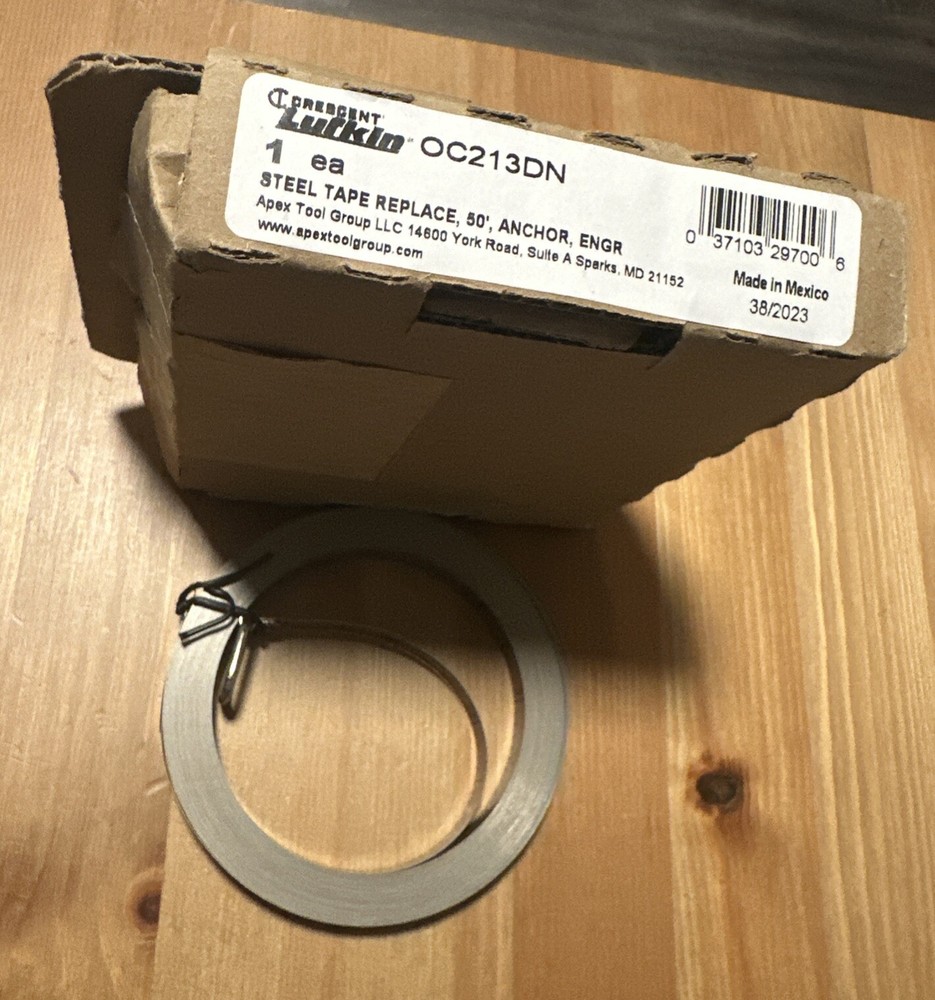 Lufkin OC213DN Steel Replacement Engineer Blade - 50’