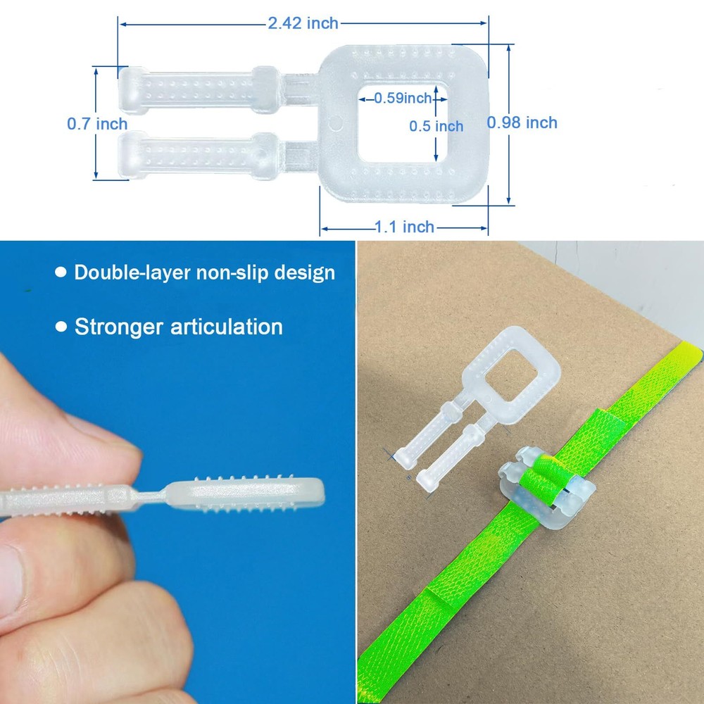 Banding Strapping Kit Packaging Strapping Tool with 5900" Length Poly Strappi...