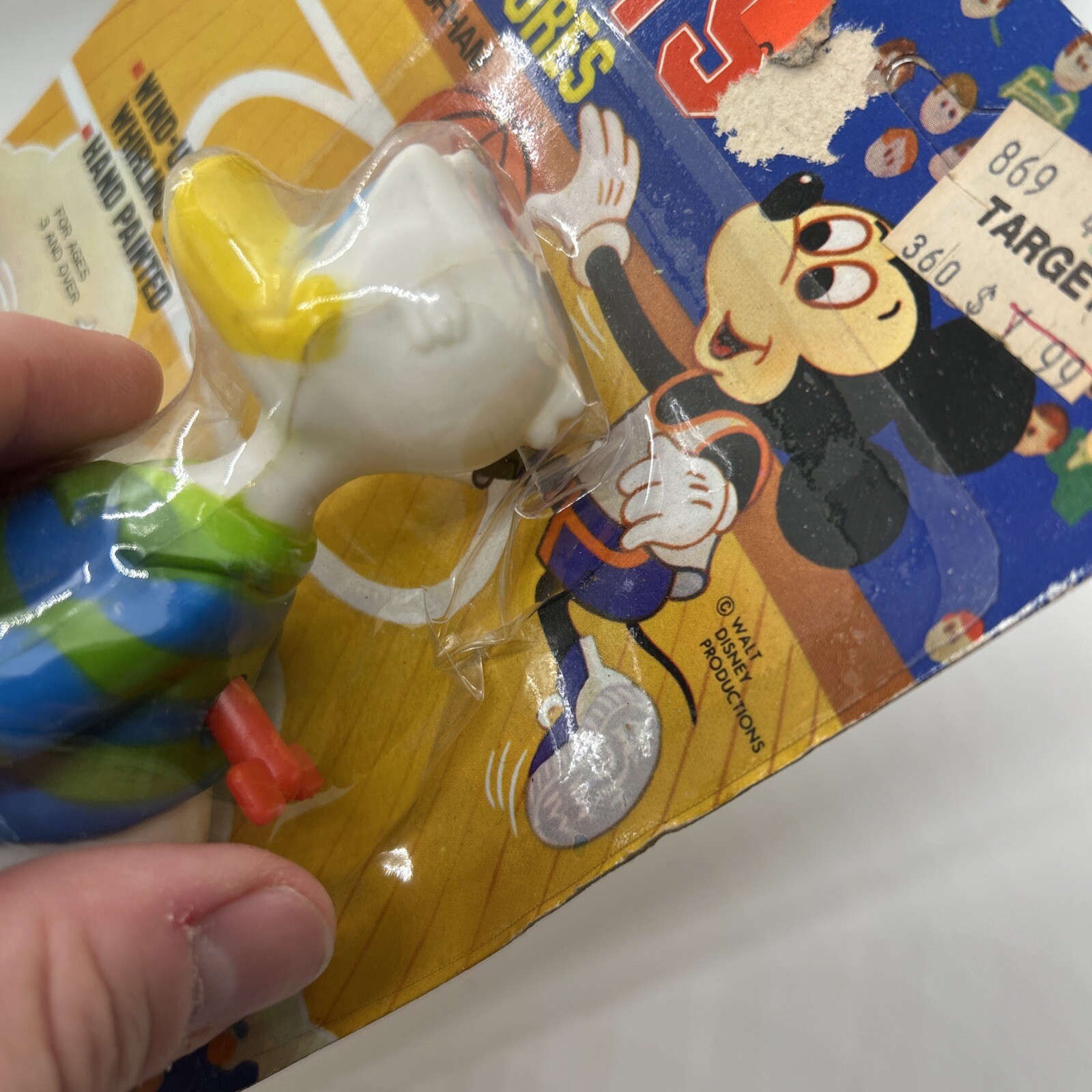 Walt Disney Sports Action Figures Donald Duck Soccer Wind-Up Unpunched Durham