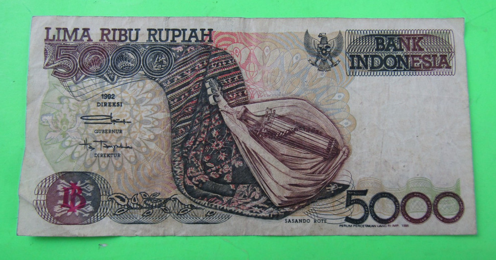 INDONESIA, 5000 RUPIAH, P#130, 1992