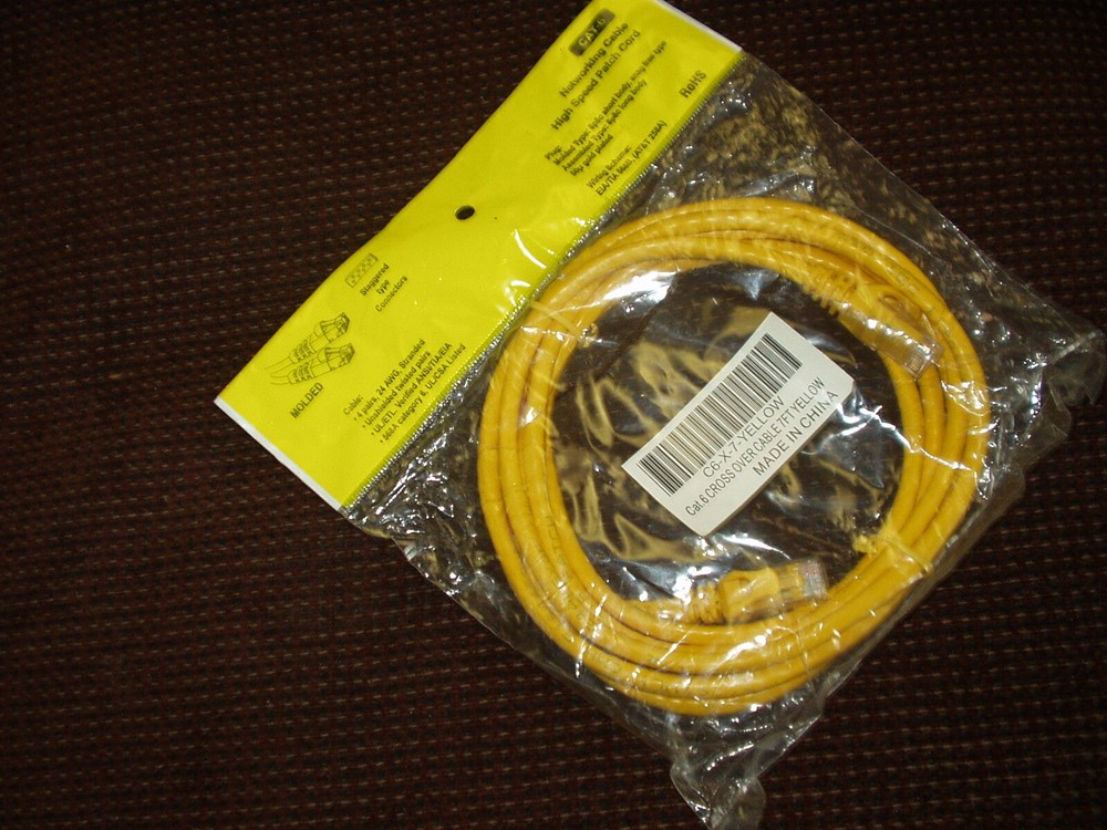NEW CAT-6 NETWORKING CABLE YELLOW NETWORKING HIGH SPEED Patch Cord