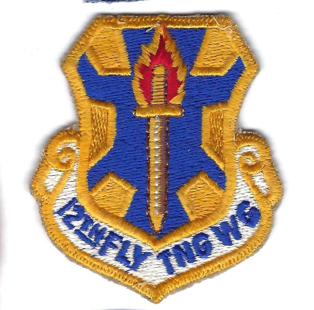PATCH USAF 12TH FLYING TRAINING WING RANDOLPH AFB      JT18