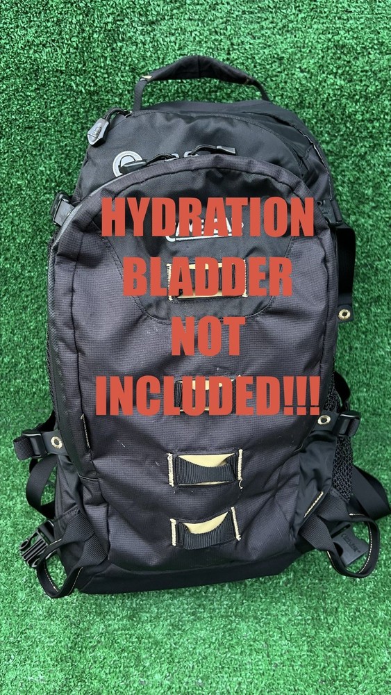 CAMELBAK Alpine Explorer Black Backpack, Fits 100oz Hydration Bladder, READ!