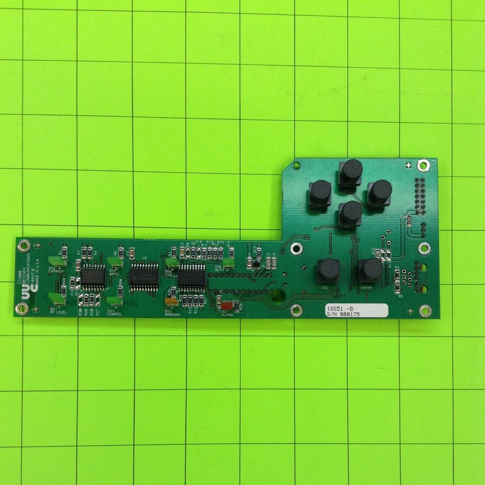 Wegener Unity 5000 Cable Box Board 500019 18653 B Wegener Communications