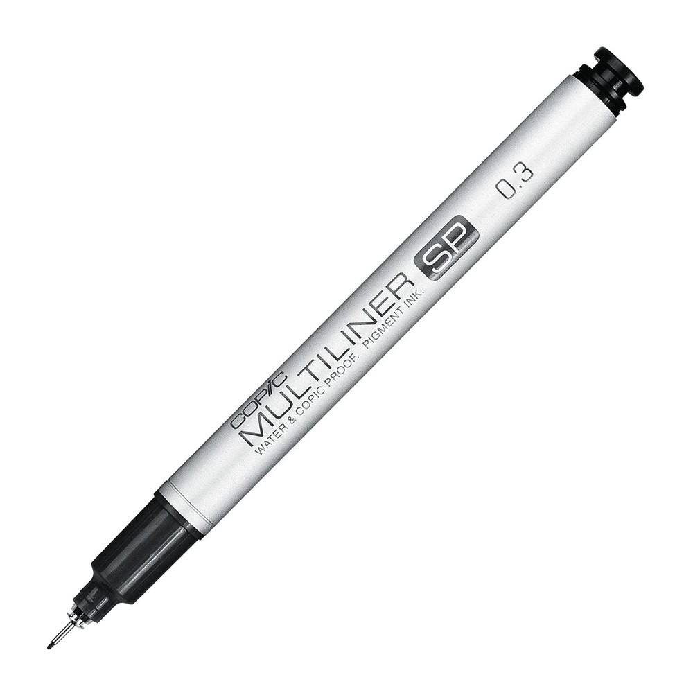 Copic Multiliner SP Black Ink Marker, 0.3 Tip