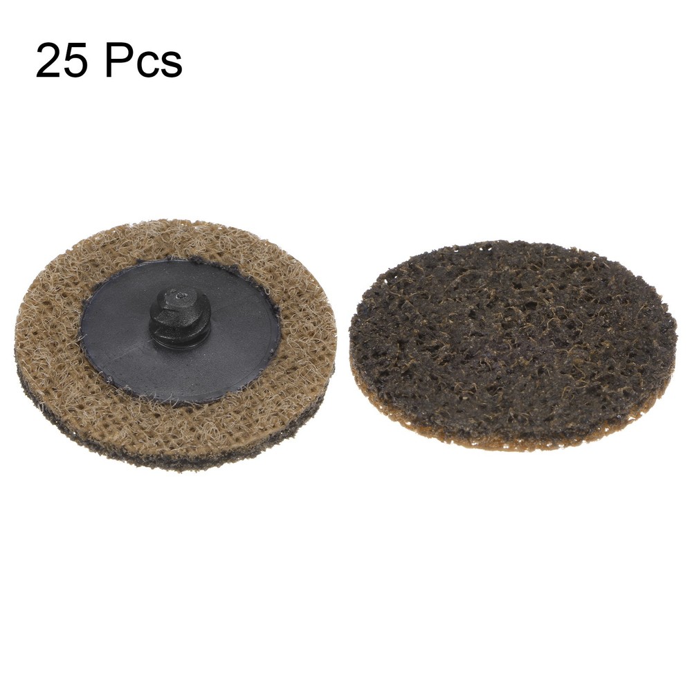 25pcs 2" 80 Grit Quick Change R-Type Sanding Discs Blue