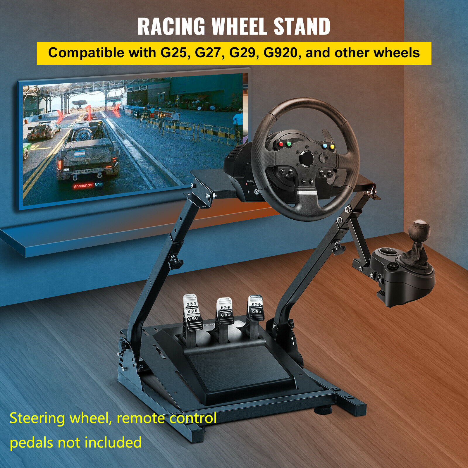 Racing Simulator Cockpit Steering Wheel Stand for Logitech G29 G920 Thrustmaster