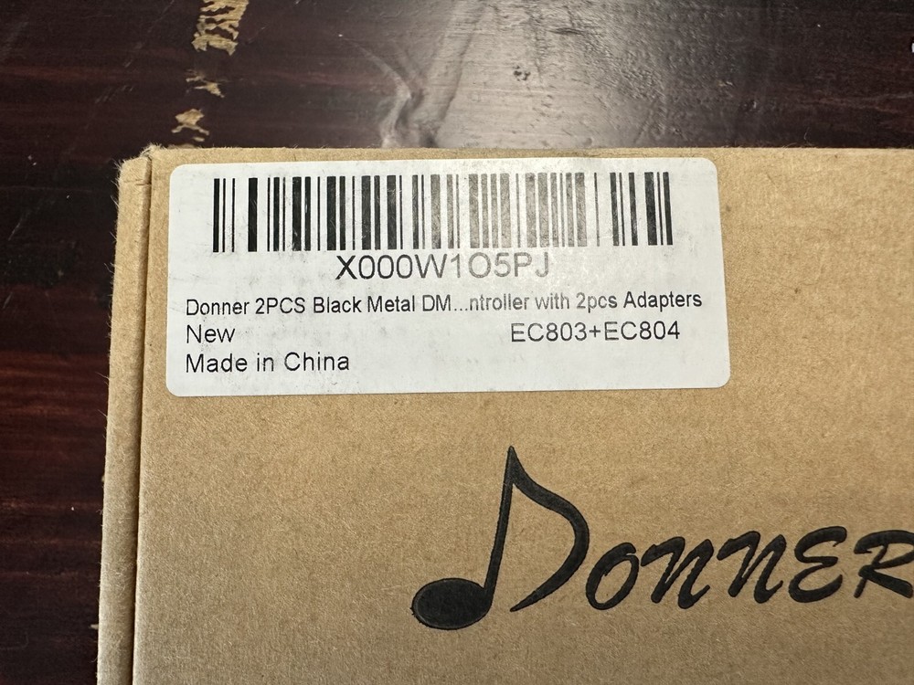 Donner Black Metal DMX Controller Adapter (2)EC803+(2)EC804