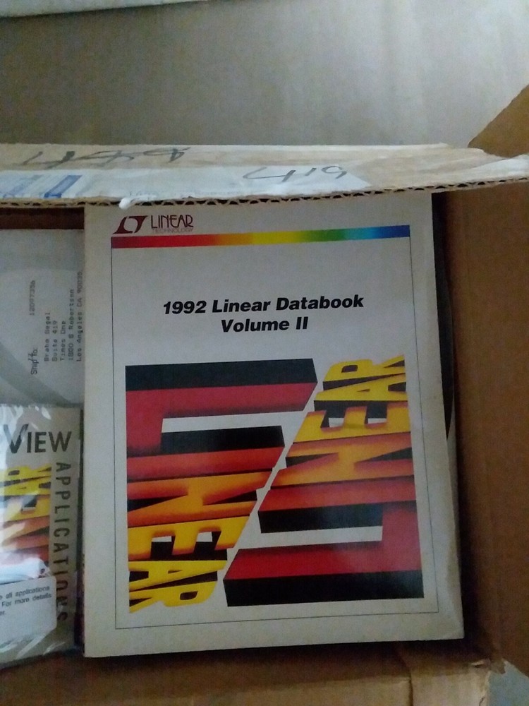 LINEAR VIEW DATA BOOK W/APPLICATION DISC