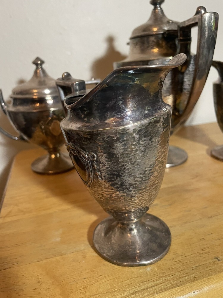 Sheffield Silver plate Teapot 4 Pieces