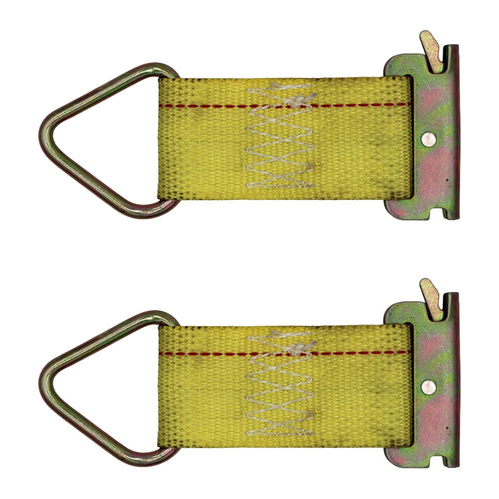 (2) E Track Fitting Rope Tie Off Enclosed Trailer Cargo Trailer Tie Down Strap
