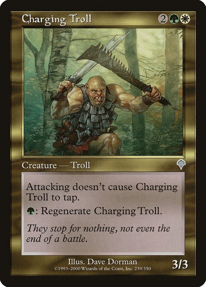 Charging Troll Invasion 239 MTG LP