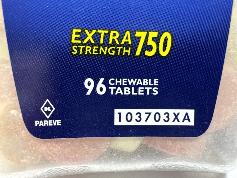 2x Tums Antacid Extra Strength 750mg 96 Chewable Tablets-Assorted Fruit- Exp4/29