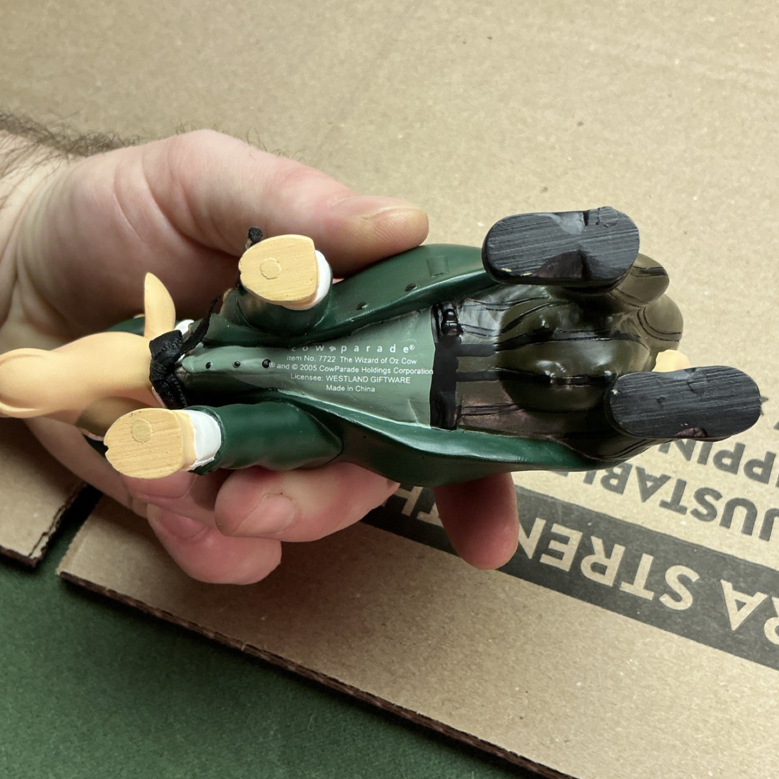 CowParade Wizard of Oz Cow Figurine Set Resin COMPLETE SET 6 1/2 long by 5 tall