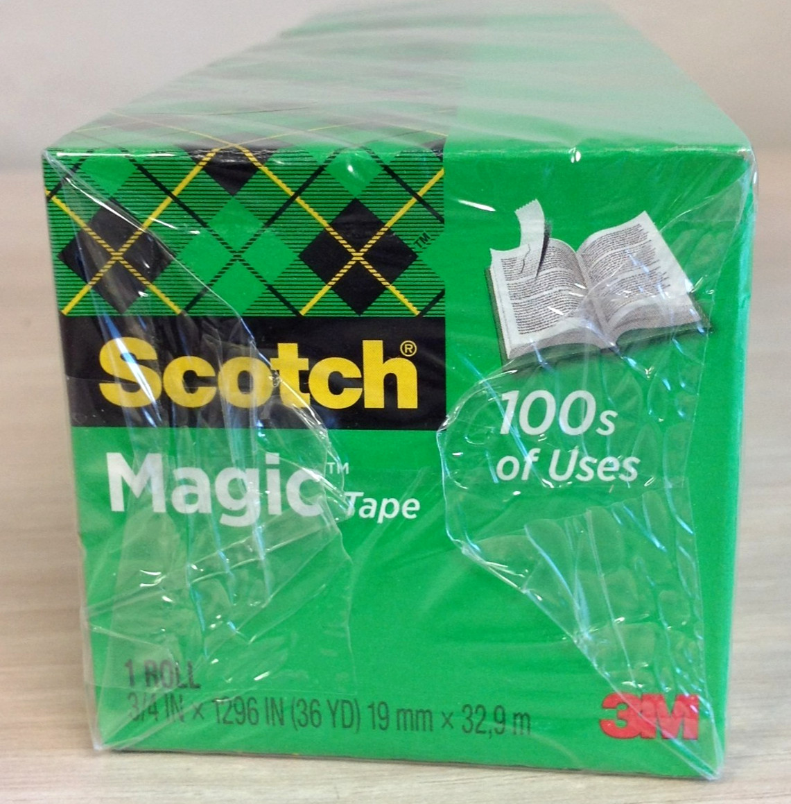 Lot of 12 Scotch Magic Tape Refills 3/4 x 1296 1" Core Clear Invisible MMM81034