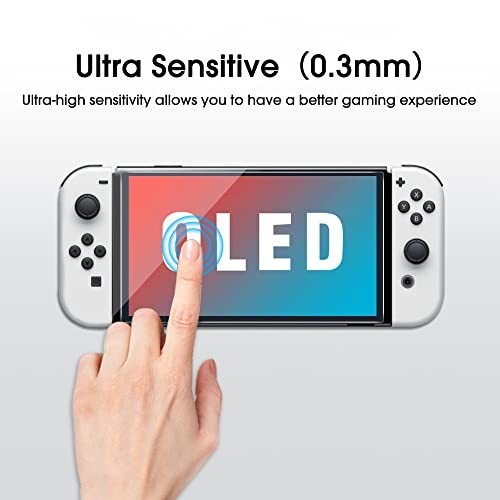Auto-Alignment OneTouch Screen Protector for Nintendo Switch OLED 7" - 2 Pack, T