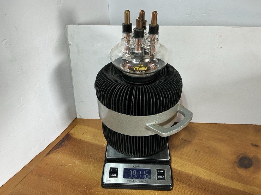 SYLVANIA 5604 MODULATOR AMPLIFIER TRANSMITTING TUBE Radio Broadcast 12,500 Volt