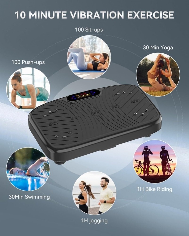 Vibration Plate Exercise Machine, Vibration Plate Platform for Lymphatic...