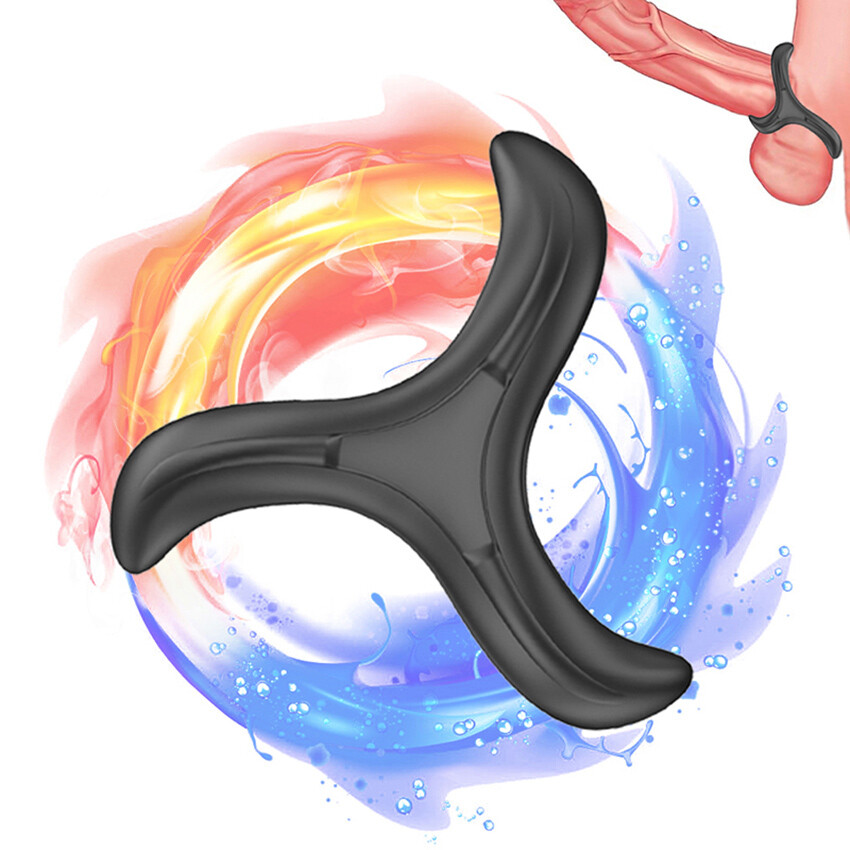 Reusable Ball-Scrotum-Stretcher-Ring-Penis Enhancer Delay Ejaculation for Men