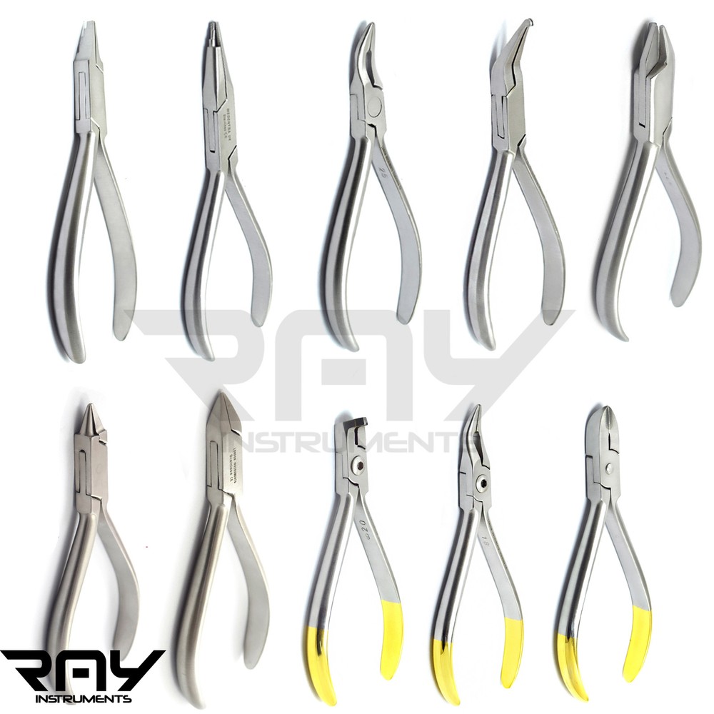 Orthodontic Tooth Braces Wire Bending Pliers Forming Loop Clasp Bend Instruments