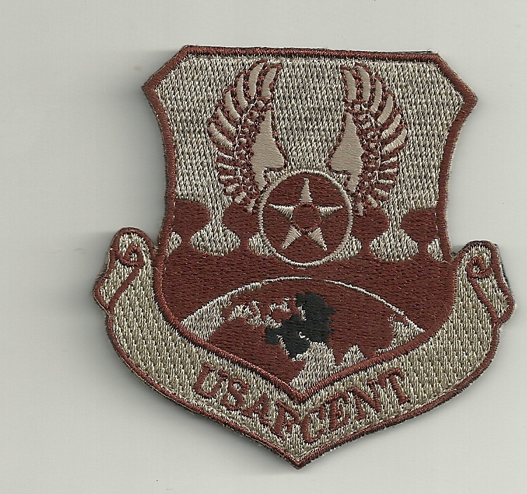 AIR FORCE USAF CENTRAL COMMAND DESERT HOOK LOOP PATCH USAFCENT