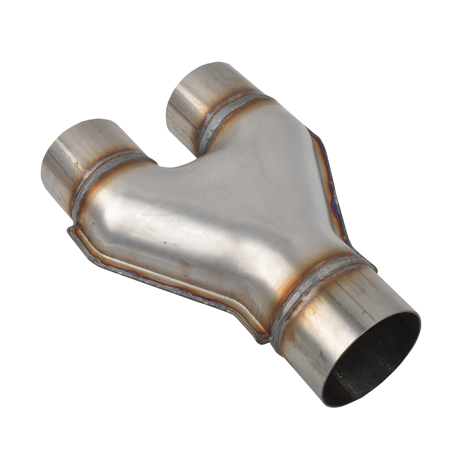 Y-Pipe Exhaust Pipe Adapter Connector 2''/2.25''/2.5''/2.75''/3''ID Single/Dual