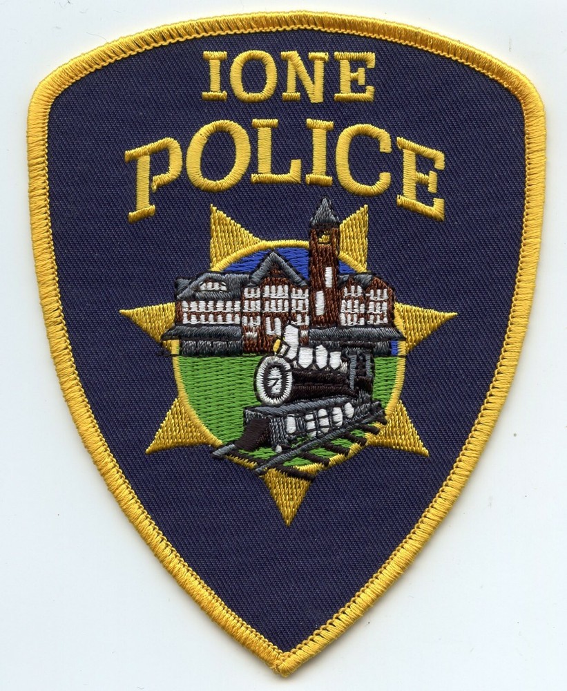 IONE CALIFORNIA CA Train POLICE PATCH