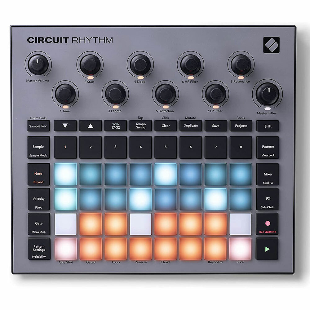 Novation Circuit Rhythm Groovebox w/ Sampler MIDI Controller & Workstation