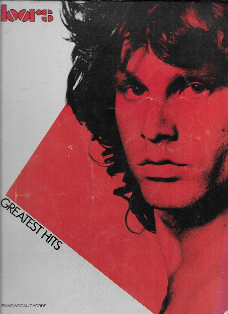 THE DOORS GREATEST HITS PIANO/VOCAL/CHORDS 1983 MUSIC BOOK & SEVERAL PHOTOS